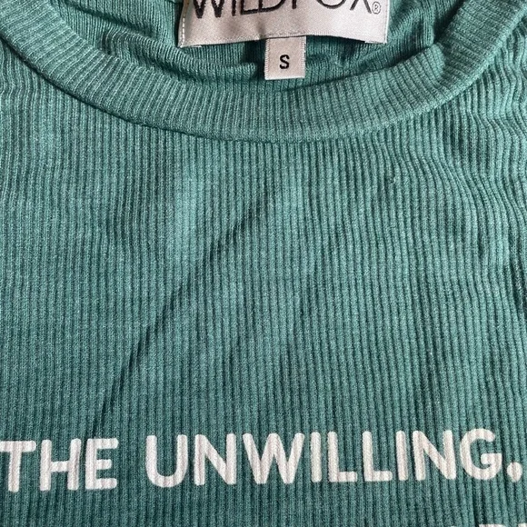 Wildfox We the Unwilling Boyfriend Tee green/white - Picture 11 of 13